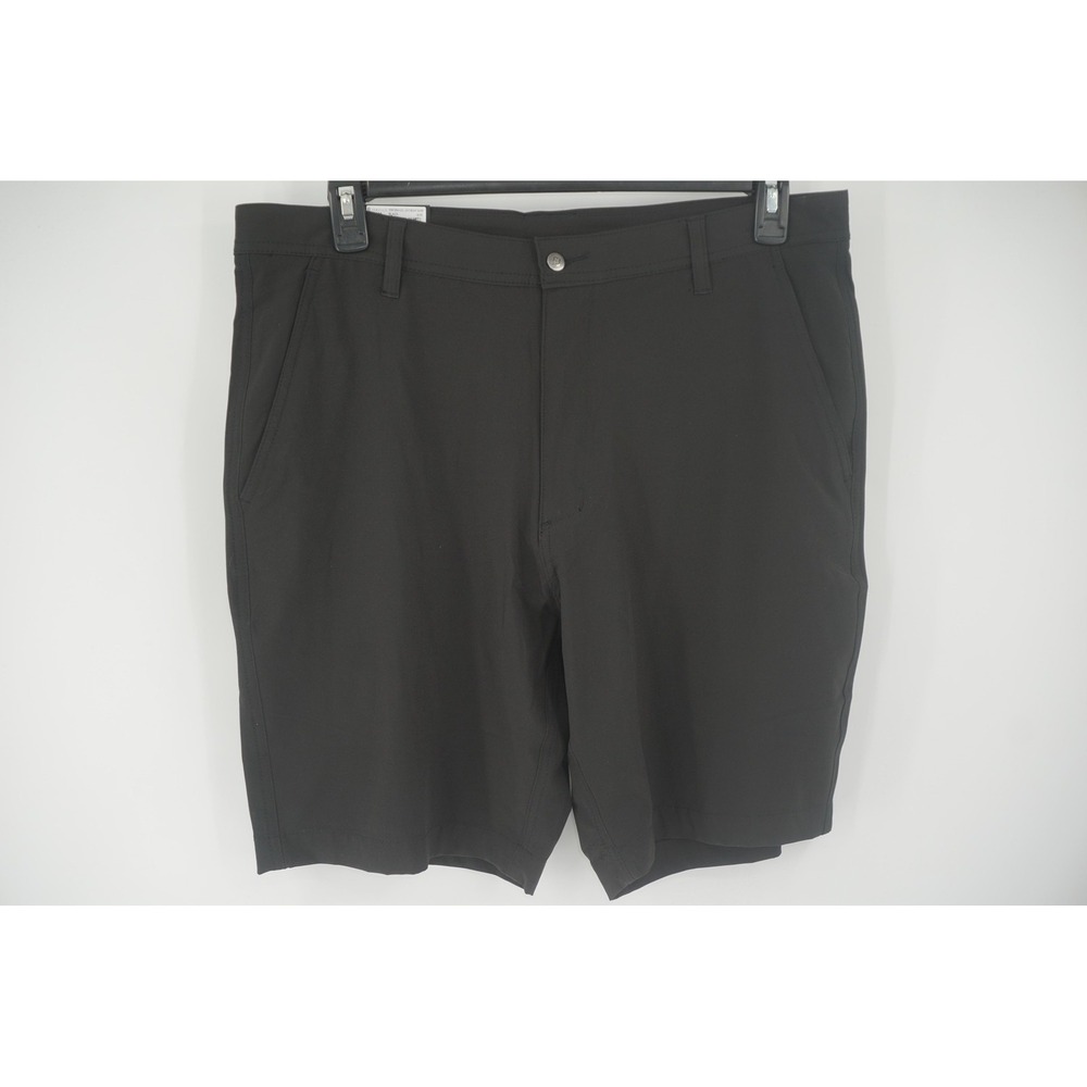 FootJoy Shorts Mens 35 Black Performance Lightweight Golf Stretch 9 Inseam